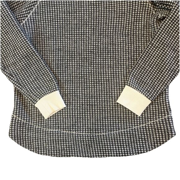 Columbia Womens Sweater Size L Chillin Houndstooth Fleece Pullover Long Sleeve - Picture 4 of 8